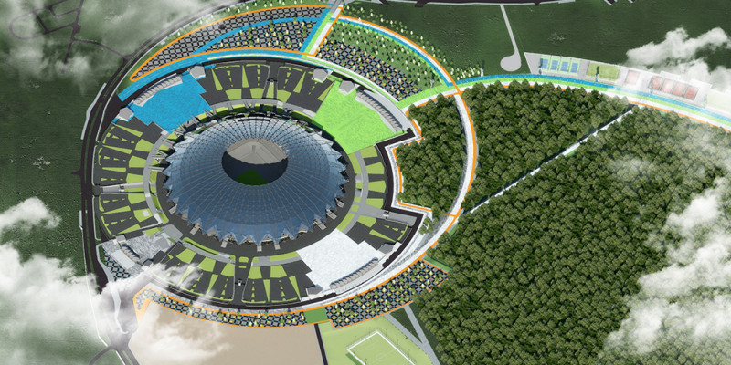 Благоустройство и озеленение территории, прилегающей к стадиону г.о. Самара — Геоспецстрой